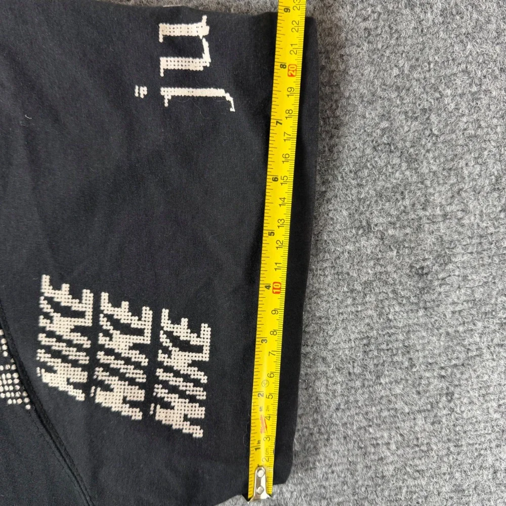 Nike Sportswear Mens XL Black All Over Print Just Do It Logo T-Shirt AR4991-010